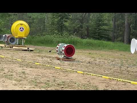 Castle Castings Air Raid Siren Alert and Attack