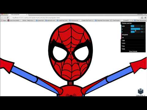 CreateJS: The Vitruvian Spider