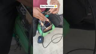 "Watch a skilled Fiber Technician  #FiberTechnician #FTTH #SplicingPro #FiberOptics #TechInAction"