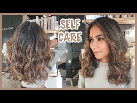 Self Care | Hair Transformation, Eyelash Extensions, DIY Nails | At Home Pampering | Kreena Desai