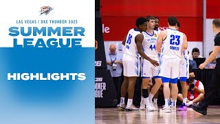 OKC Thunder vs Indiana Pacers | Highlights | Las Vegas Summer League | July 12, 2025