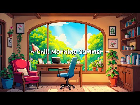 Chill Morning Summer 🌥️ Lofi Study Chill to Help you Relax, Work, Healing [ Chill Hip Hop Mix ]
