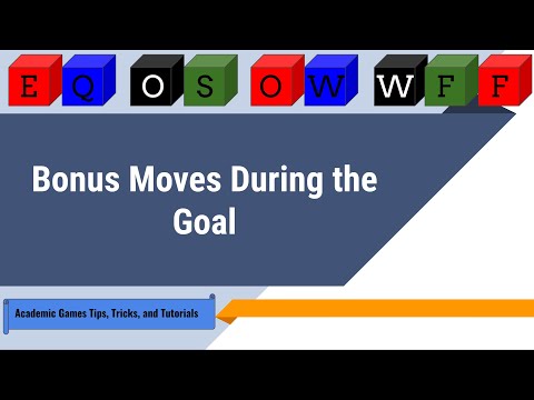 You Can Make A Bonus Move When You’re Setting the Goal (EQ, OS, OW, WFF)