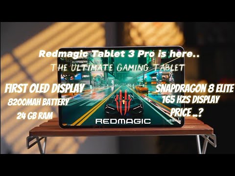 📦 RedMagic Tablet 3 Pro – The Ultimate Gaming Beast Unleashed! 🔥