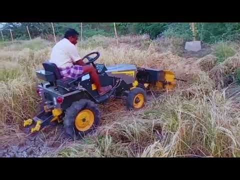 Real Farmer Review: Haldhar Mini Electric Tractor, Rotavator, Reaper & Pump | Karnataka
