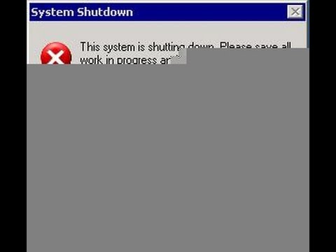 how to remotely shut down a computer on network using cmd part 1