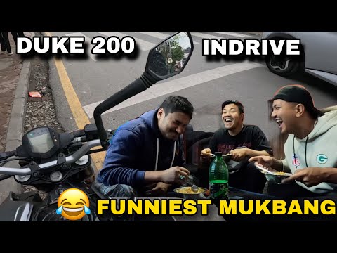 FUNNIEST MUKBANG EVER 😂😂 VANGERA DON SANGA // DUKE 200 MA INDRIvE kASTO VAYO TA ??