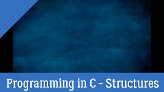 Programming in C - Structures
