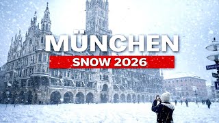 Munich in Winter  • Snowfall at Marienplatz City Centre | Germany