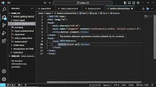 92. HTML button Element: Beyond Clicks - Creating Interactive Web Elements