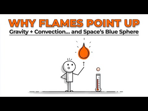 Why Flames Point Up—and Become Spheres in Space