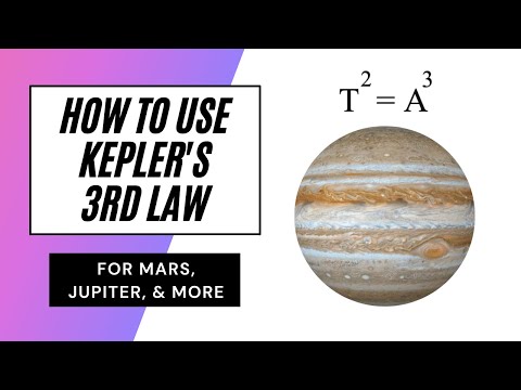 How to USE Kepler's 3rd Law!