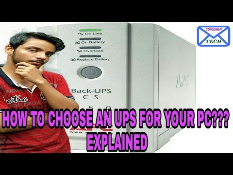 HOW TO CHOOSE AN UPS FOR YOUR PC???????????? EXPLAINED (Hindi)