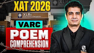 XAT 2026 | Poem Comprehension | Must-Solve Questions for 99+ Percentile | MBA Wallah