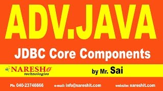 JDBC Core Components Part 2 | Advanced Java Training Tutorial | Mr. Sai