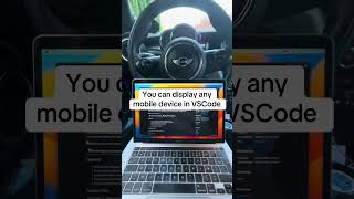 This is the best VSCode extension to to display mobile device for web dev #programming #tech #coding