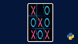 Tic Tac Toe game made in Tkinter & python | #short #shorts