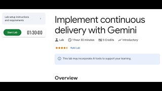 DevopsEng - Implement continuous delivery with Gemini