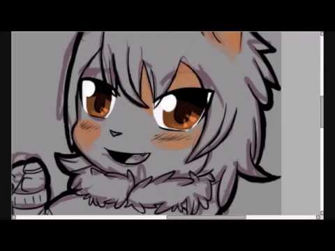 Anthro Eevee Speedpaint