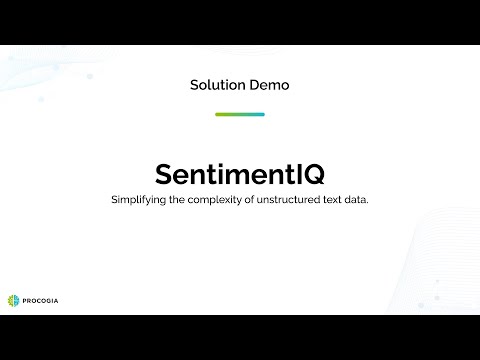 SentimentIQ Solution Demo