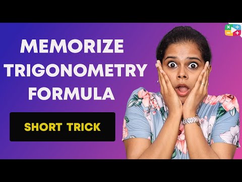TRIGONOMETRY TRICK | TRIGONOMETRY FORMULAS/TABLE TRICK | TRIGONOMETRY CLASS 10/11/12 | TRIGONOMETRY