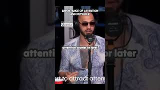 Importance of attention and Network #andrewtate #tatespeech #tatebrothers #tristantate