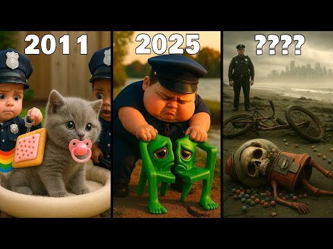 Evolution of Nooo la polizia noo - Italian Brainrot