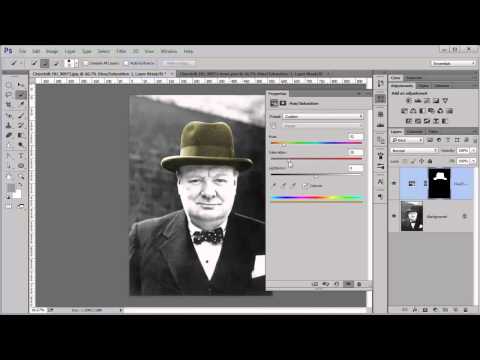 Colour a black and white image in Photoshop