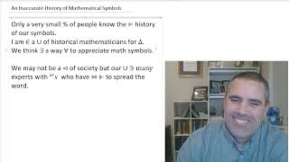 An inaccurate history of mathematical symbols (puns)