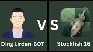 Stockfish 16 vs Ding Lirden BOT #chess #dingliren #stockfish16 #dragonchess #chessgame #checkmate