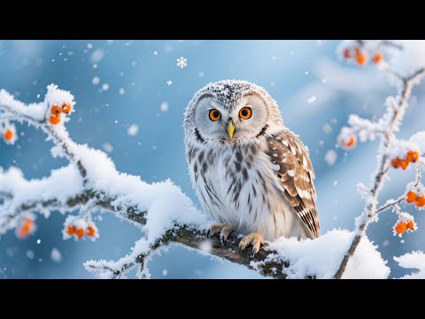 Beautiful Relaxing Hymns, Peaceful Calm Instrumental Music, ''Snowy Winter''