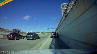 Flat Tire Assist on Freeway