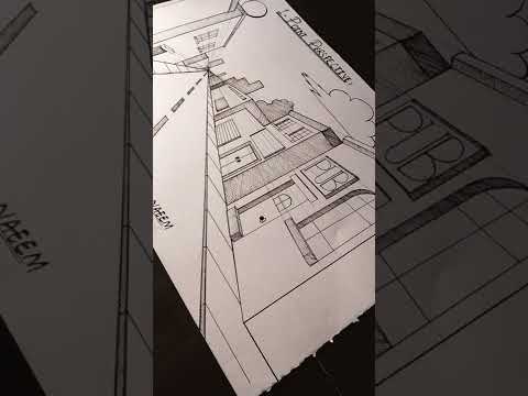 Perspective drawing ✨✨#shorts #reels #drawing #viralshorts
