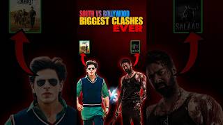 The biggest Clashes of Bollywood and South cinema #shorts #southvsbollywood