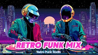Daft Punk Vibes: Neon Groove 🪩✨ | Retro Funk, Electro Disco & Chill Beats | Retro Funk Radio