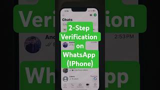 2-Step Verification on WhatsApp (IPhone)