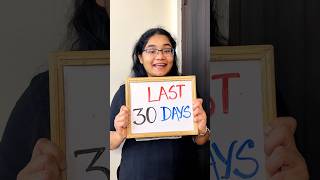 Last 30 Days 95% in Final Exam #studytips #students #finalexams