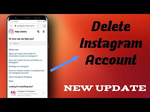 How to delete Instagram Account Permanently 2021 | New update
