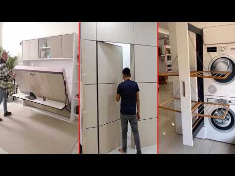 Brilliant Space-Saving Hacks – Smart Hidden Storage & Multi-Use Furniture!