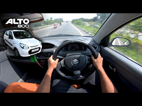2013 MARUTI SUZUKI ALTO 800 - POV Test Drive #13 | ENJE