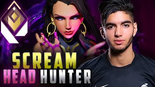HEADSHOT MACHINE - SCREAM MONTAGE | VALORANT MONTAGE #HIGHLIGHTS