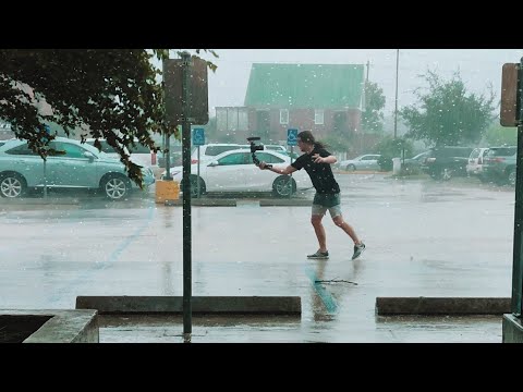I Shot a Vlog During HURRICANE LAURA⛈️