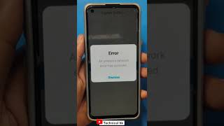 instagram error an unknown network error has occurred #shortvideo #shortsvideo #shorts