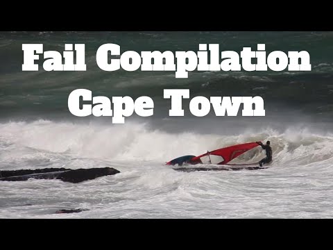WINDSURF SEND IT FAILS COMPILATION | CAPE TOWN