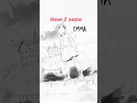 How to draw a skirt (5 step tutorial)! ✍🏼🎨 #thepromisedneverland #arttutorial #tutorial #anime