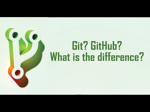Git? GitHub? What is the difference?
