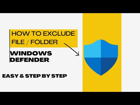 How to exclude file / folder from Windows Defender (Windows 11) *SIMPLE CLICKS*