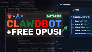 Clawdbot + Antigravity / Gemini CLI: EASY Way to run CLAWDBOT for FREE!