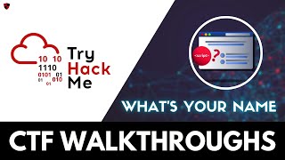 TryHackMe What's Your Name | XSS to Account Takeover | CTF Walkthrough #35