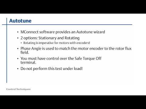 Autotuning a Permanent Magnet Motor